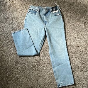 Abercrombie 90s Straight Light wash jeans